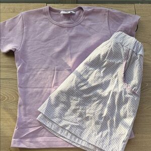 Lilac Short Sleeve Kids Tee